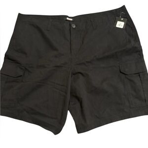 Classic Black Cargo Shorts for Men
